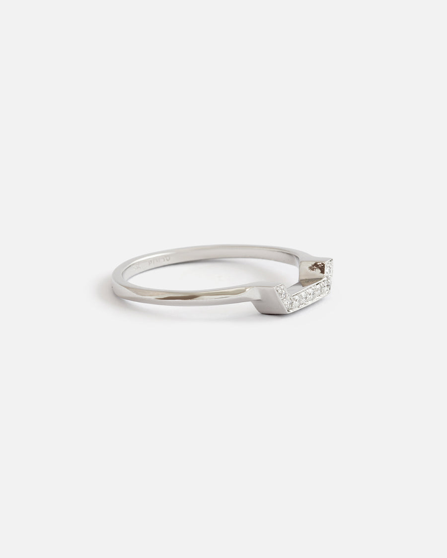 Pave Setting / Bottom Stackable Ring By Hiroyo in WEDDING Category