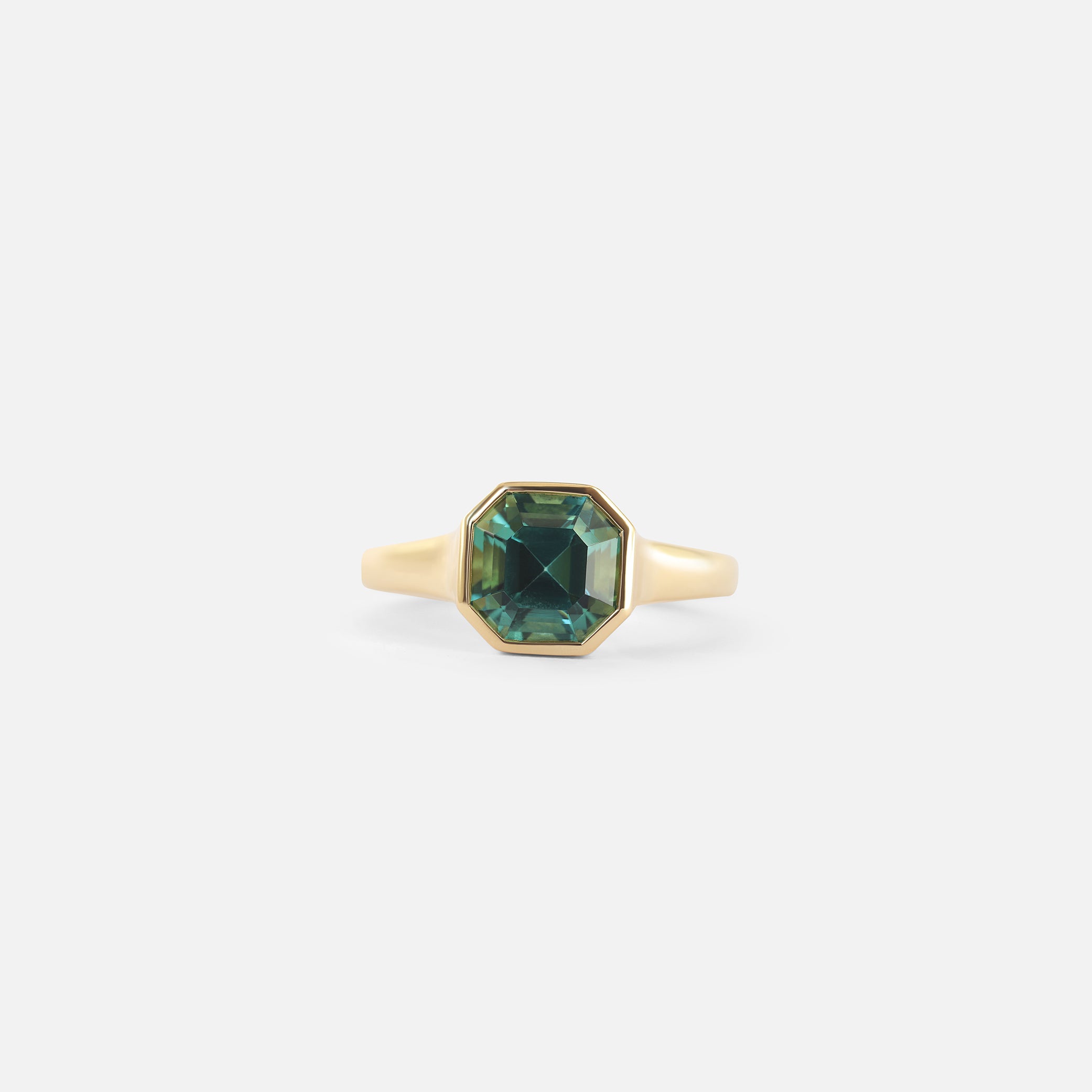 Blue and Green Tourmaline Ring By Bree Altman in ENGAGEMENT Category