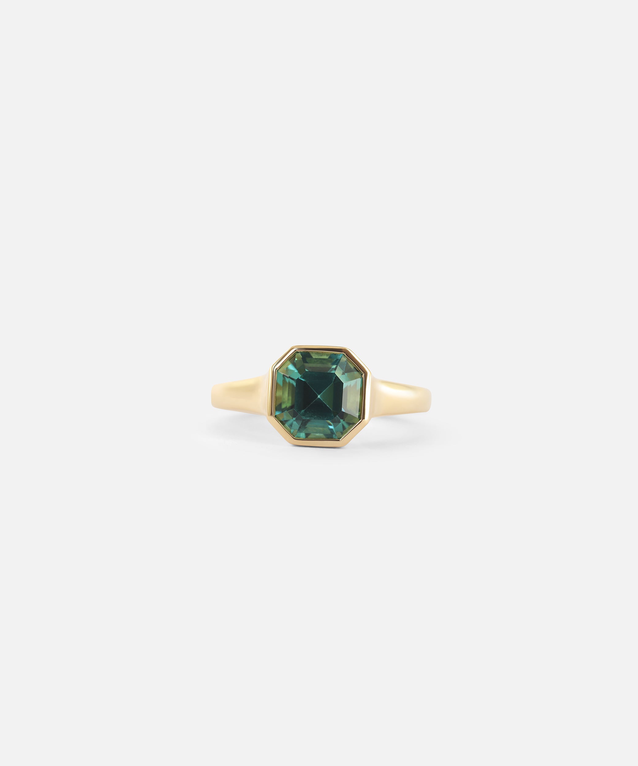 Blue and Green Tourmaline Ring By Bree Altman in ENGAGEMENT Category