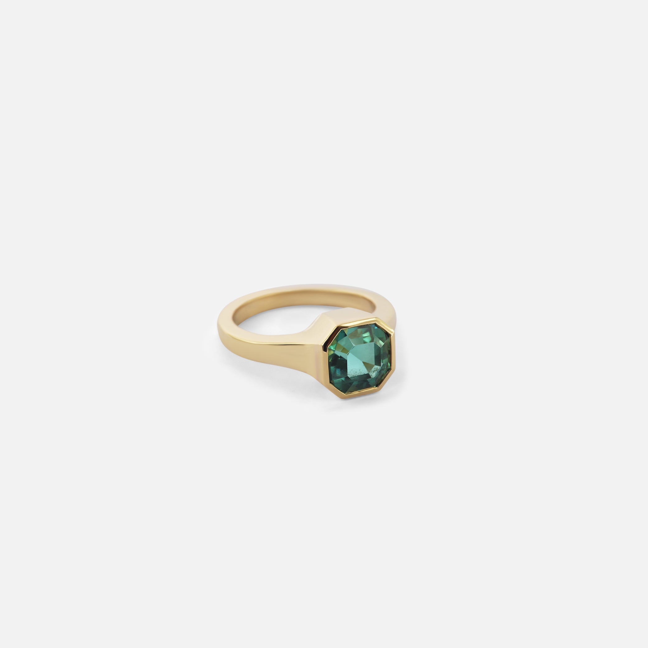 Blue and Green Tourmaline Ring By Bree Altman in Engagement Rings Category
