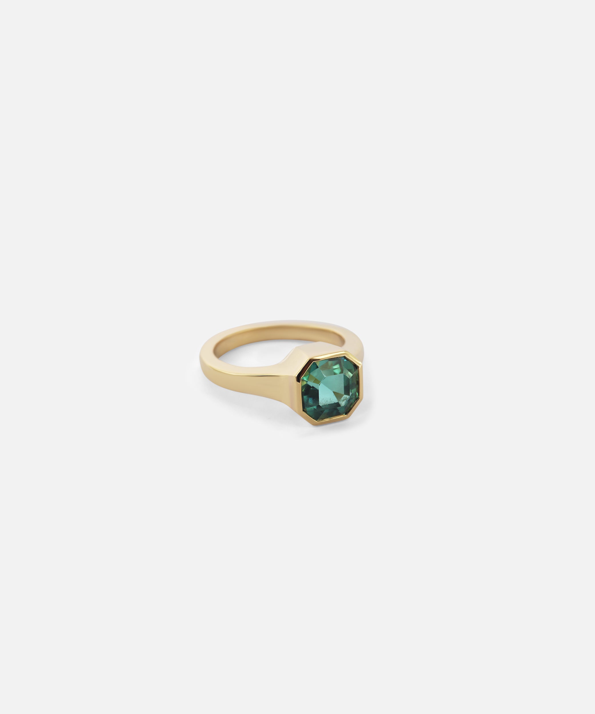 Blue and Green Tourmaline Ring By Bree Altman in ENGAGEMENT Category