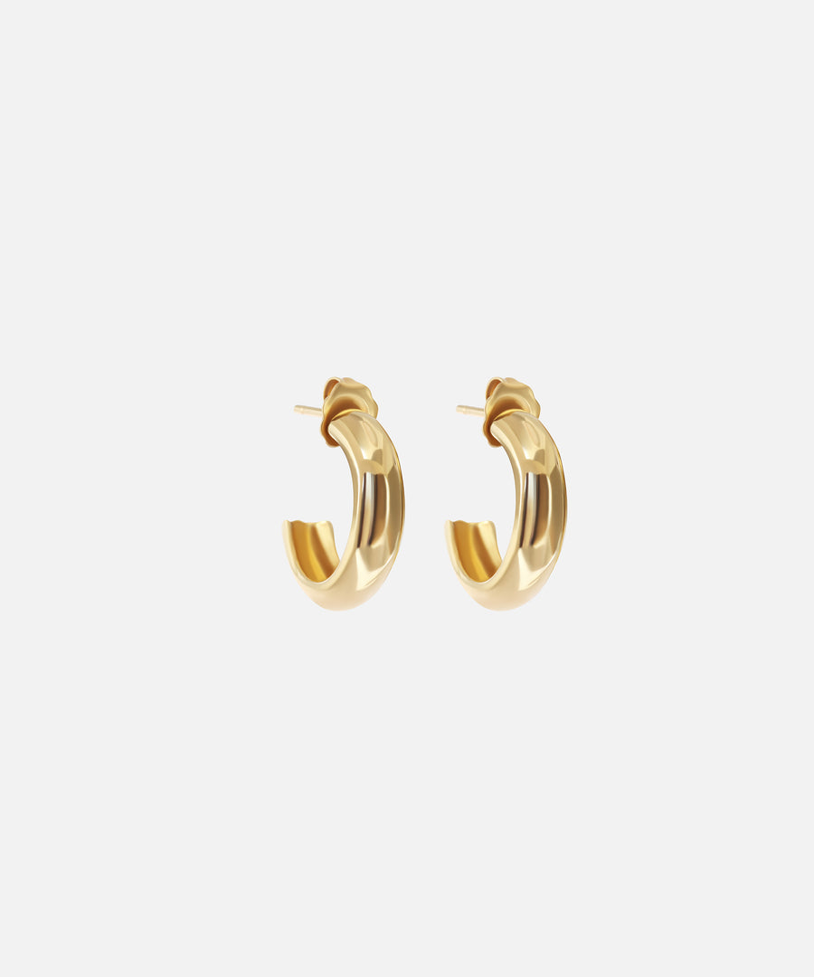 Gold Hoops By Bree Altman in earrings Category