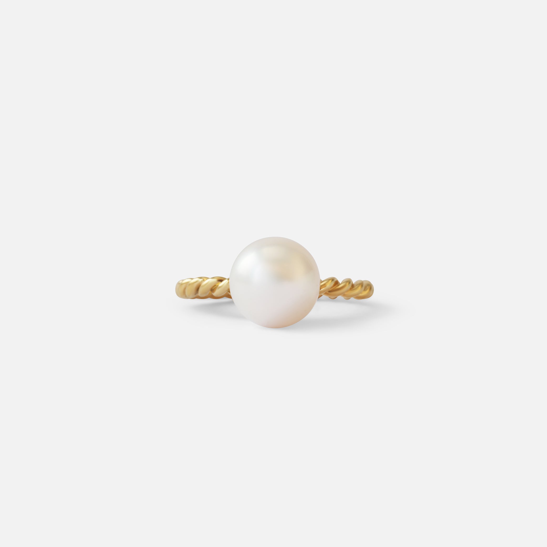 Twisted Band Akoya Pearl Ring By Bree Altman in rings Category