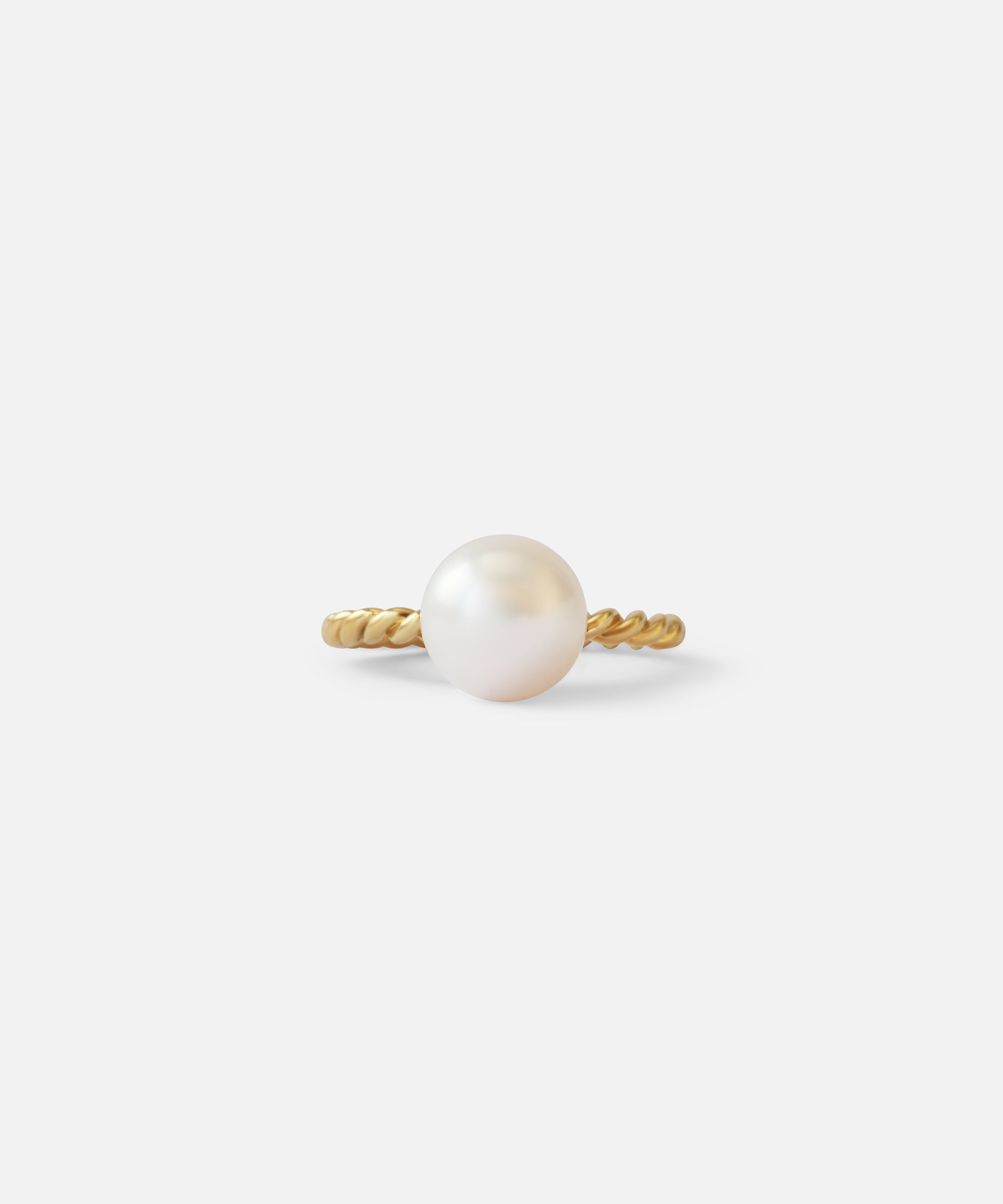 Twisted Band Akoya Pearl Ring By Bree Altman in rings Category