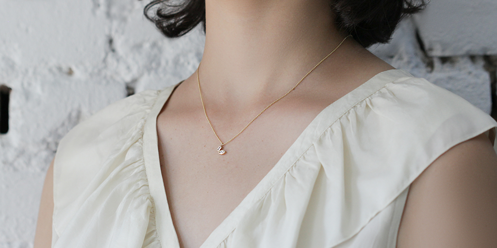 Bubble 14 / Colored Diamond Pendant By Hiroyo