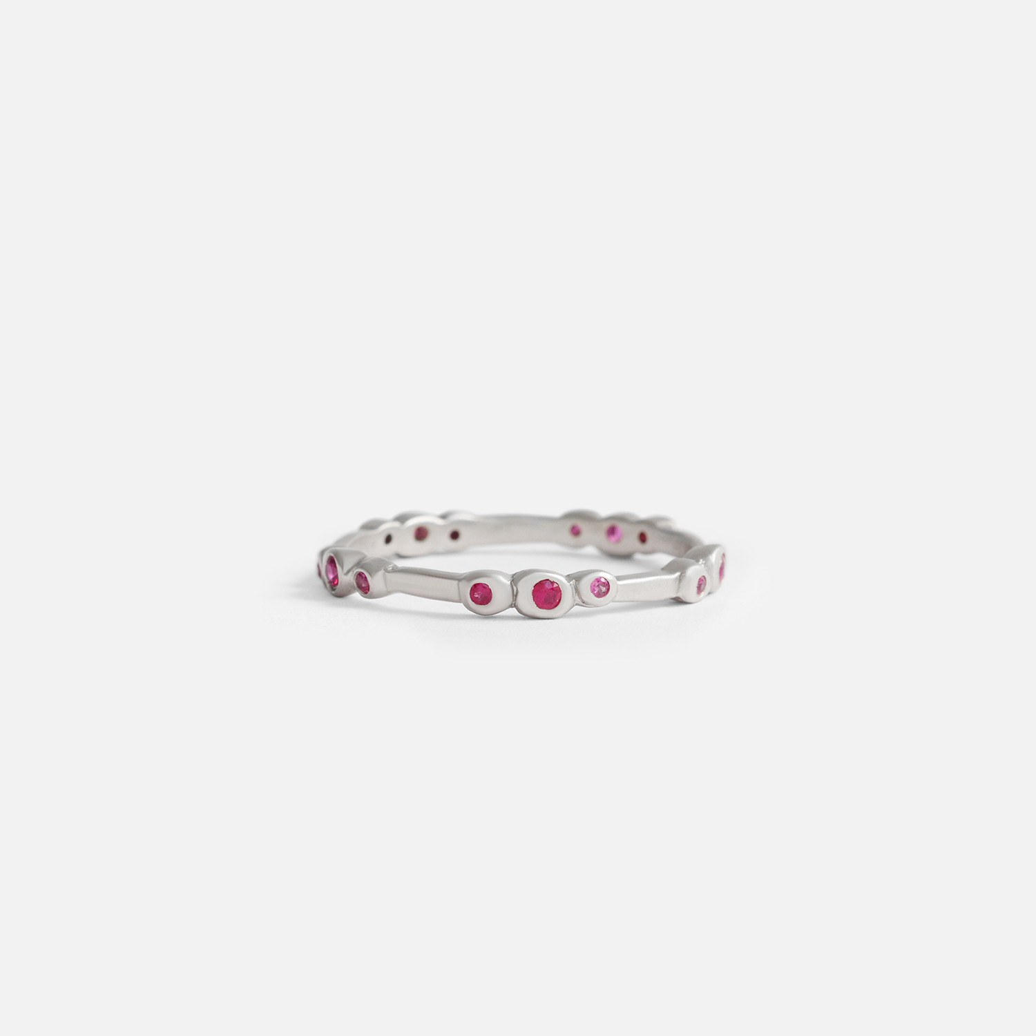 Bubble 12 / Ruby Ring By Hiroyo in rings Category