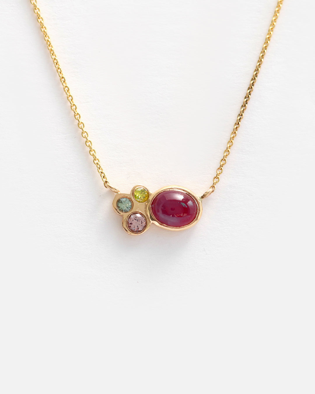 Bubble 33 / Mixed Stone Pendant By Hiroyo in pendants Category