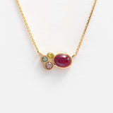 Bubble 33 / Mixed Stone Pendant By Hiroyo in pendants Category