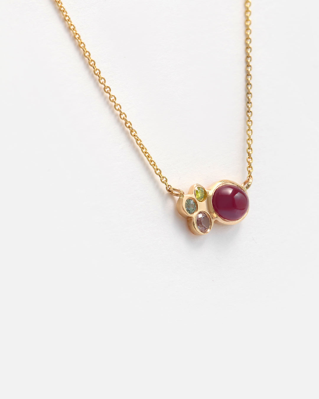 Bubble 33 / Mixed Stone Pendant By Hiroyo in pendants Category