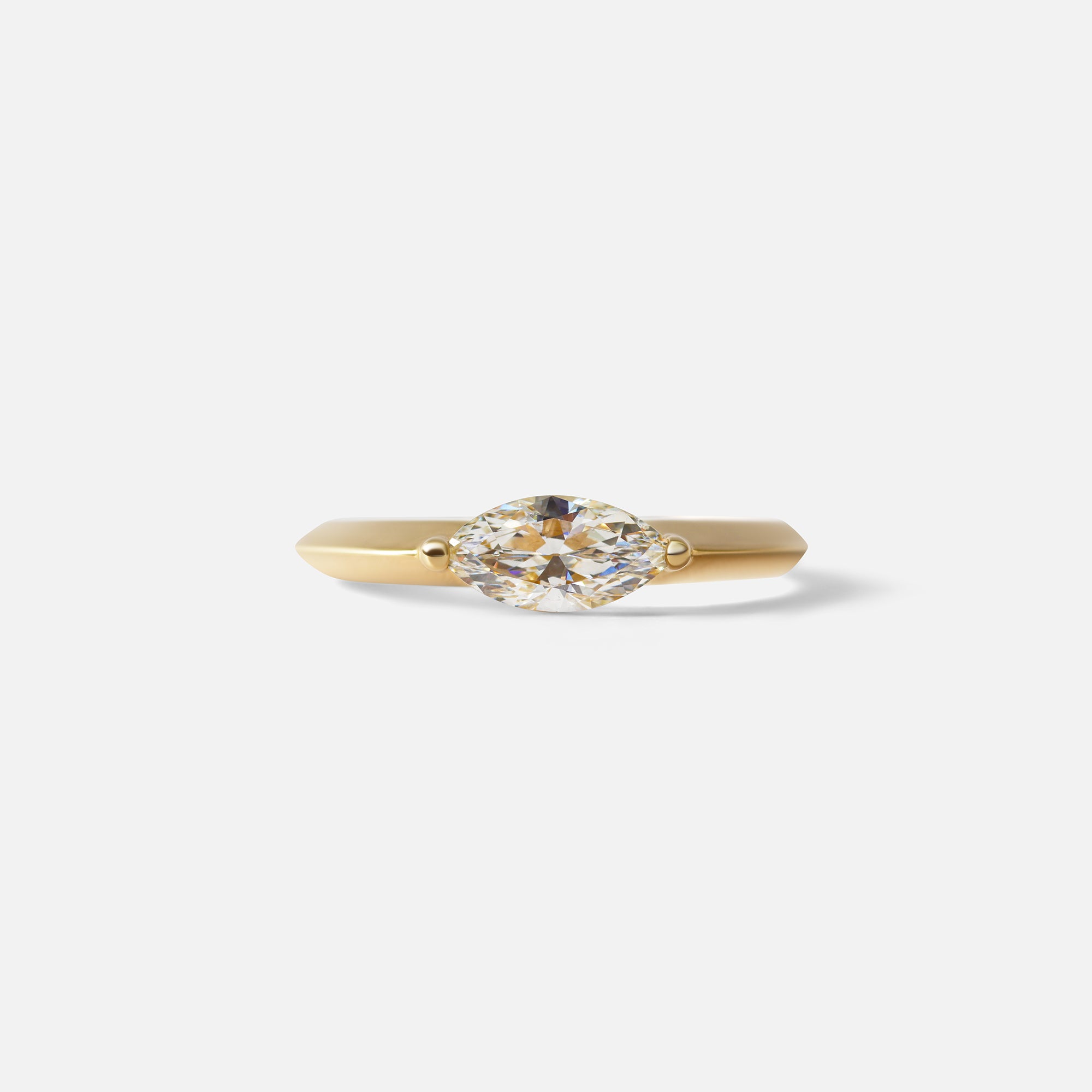 Florence / White Diamond Ring By Casual Seance in Engagement Rings Category