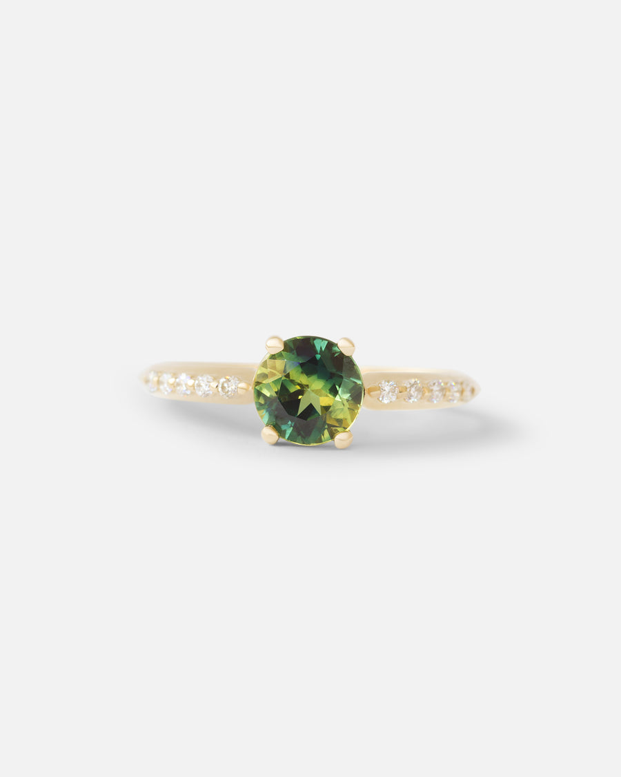 Simone / Sapphire and Diamonds Ring By Casual Seance in ENGAGEMENT Category