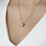 Cathedral / Rosecut Pendant By fitzgerald jewelry