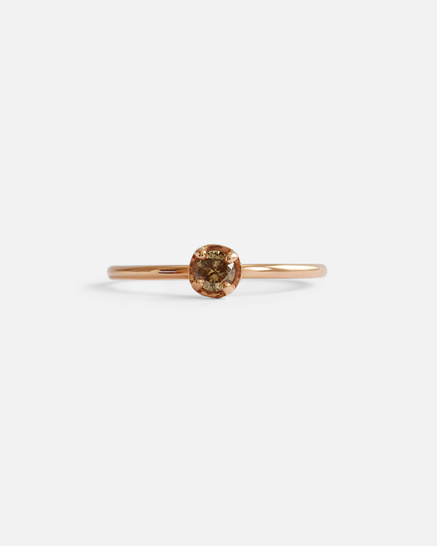 Cati / 0.15ct Salt + Pepper Diamond By fitzgerald jewelry in ENGAGEMENT Category