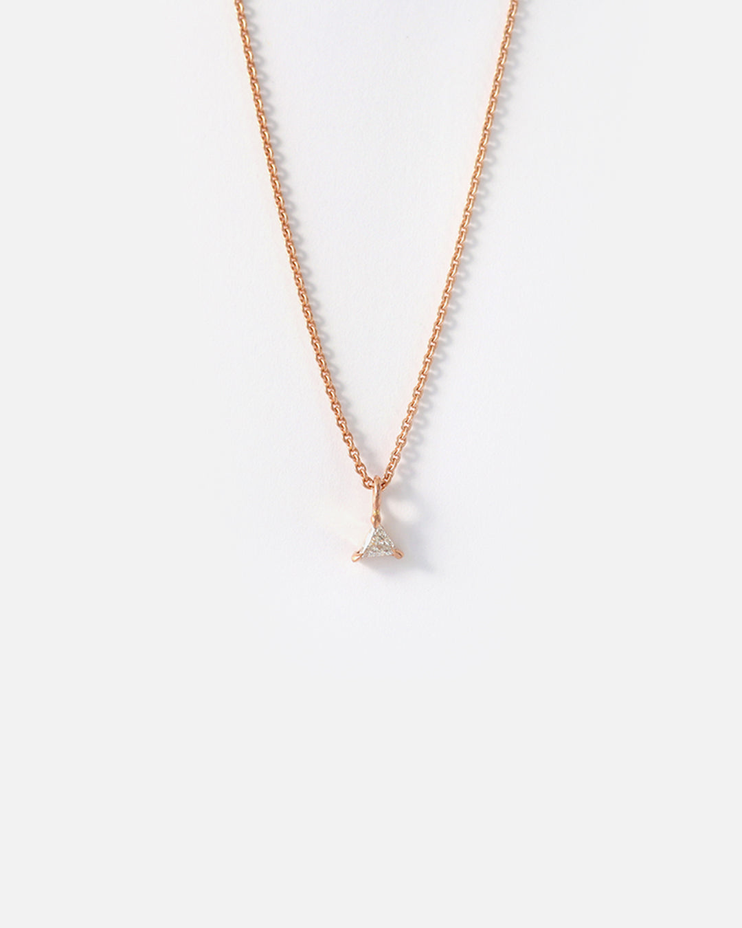 Cati / Single Trilliant Pendant By fitzgerald jewelry in pendants Category