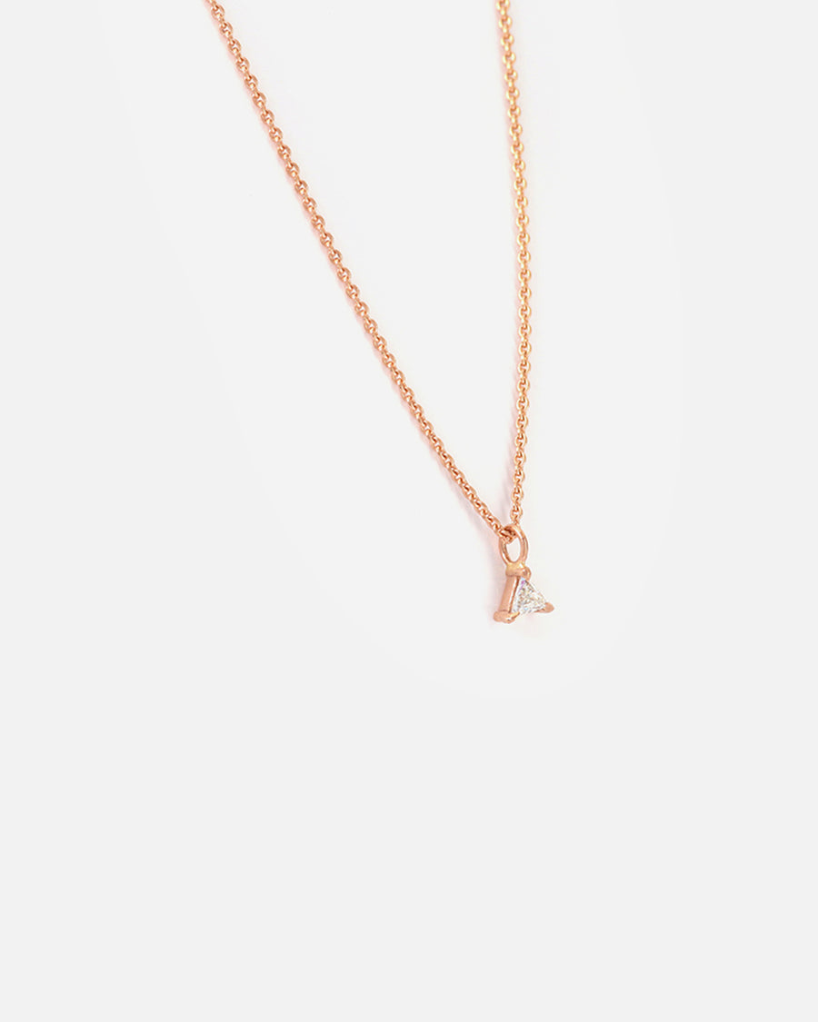 Cati / Single Trilliant Pendant By fitzgerald jewelry in pendants Category