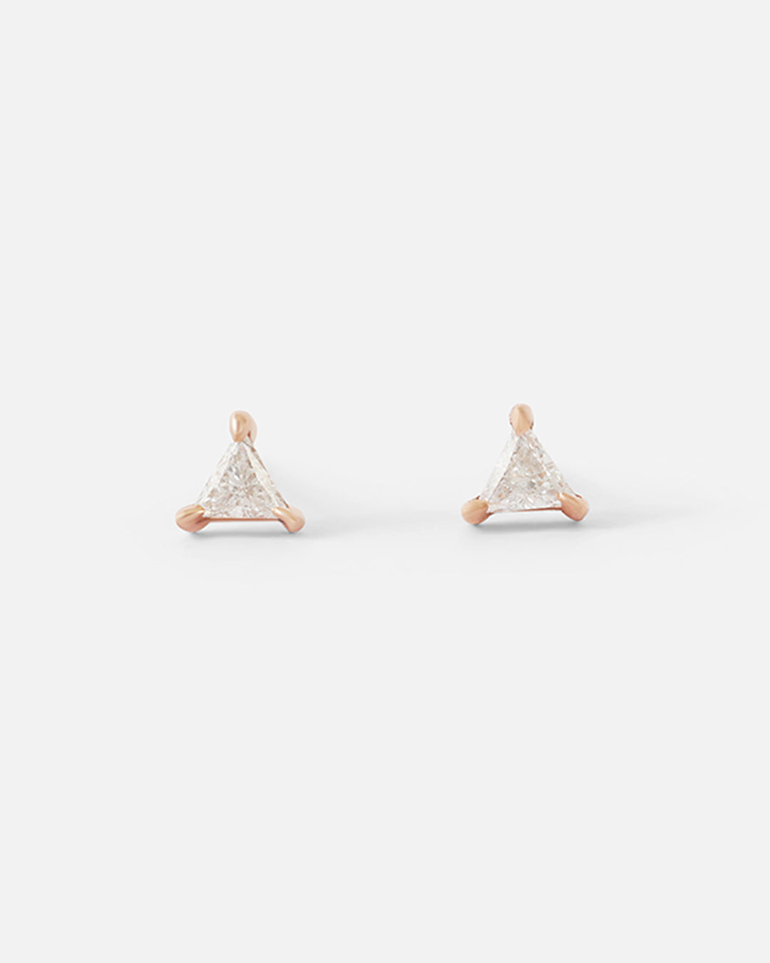 Cati / White Trilliant Studs By fitzgerald jewelry in earrings Category
