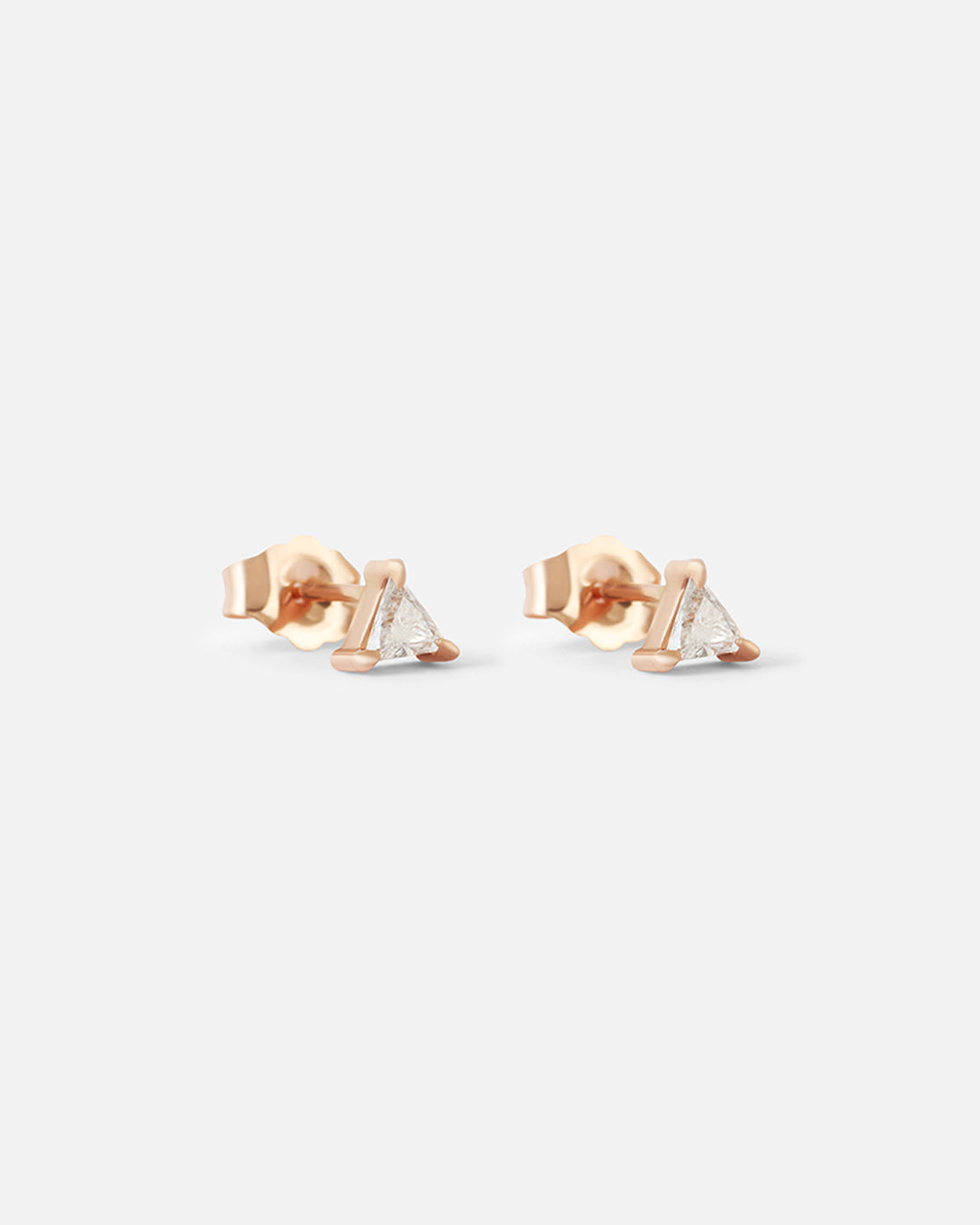 Cati / White Trilliant Studs By fitzgerald jewelry in earrings Category