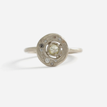 Cosmo 3 / Natural Yellow Raw Diamond + Diamonds By fitzgerald jewelry