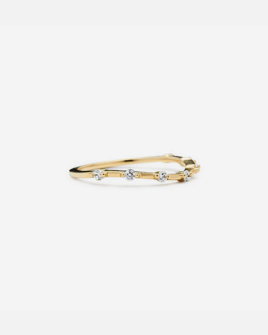 Dash / Diamond Curve Band By Casual Seance in WEDDING Category