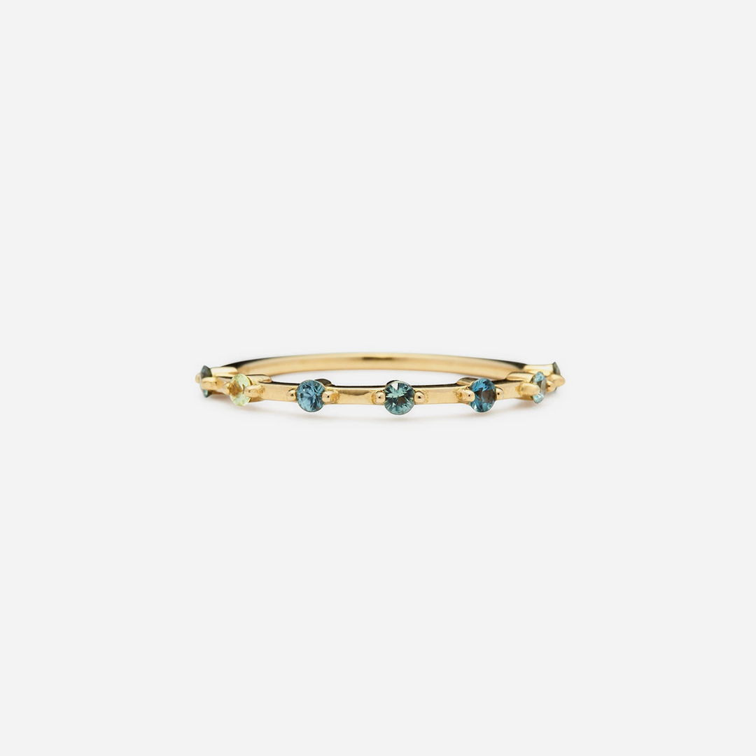 Dash / Gradient Sapphire Band By Casual Seance in WEDDING Category
