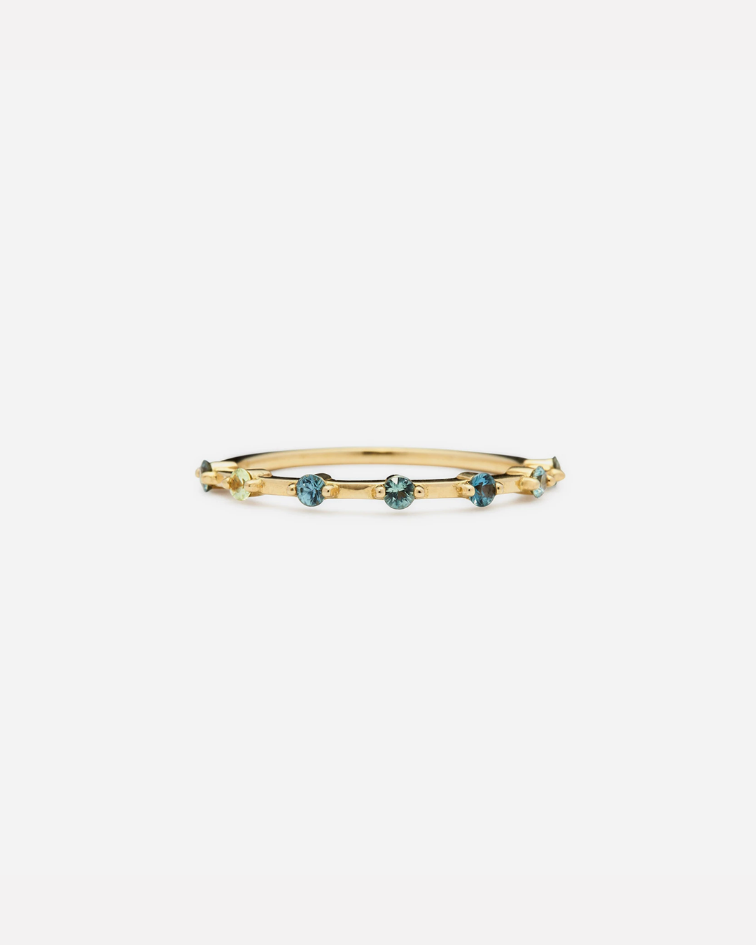 Dash / Gradient Sapphire Band By Casual Seance in Wedding Bands Category