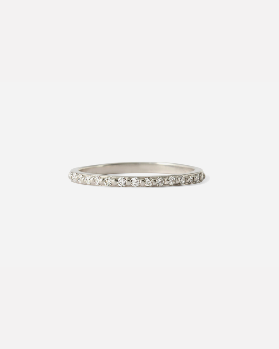 Dew / 1.3mm Round White Diamond Ring By Hiroyo in WEDDING Category