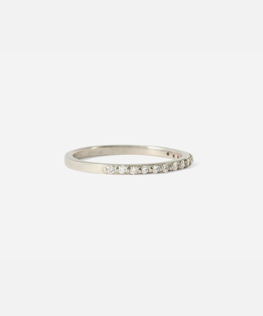 Dew / 1.3mm Round White Diamond Ring By Hiroyo