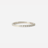 Dew / 1.3mm Round White Diamond Ring By Hiroyo