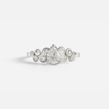Dew 3 / White Pear Ring By Hiroyo in ENGAGEMENT Category