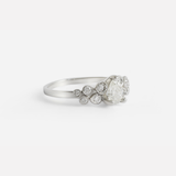 Dew 3 / White Pear Ring By Hiroyo in ENGAGEMENT Category