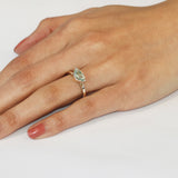 Dew 16 / Aquamarine Ring By Hiroyo in ENGAGEMENT Category