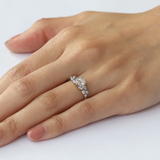 Dew 3 / White Pear Ring By Hiroyo in ENGAGEMENT Category