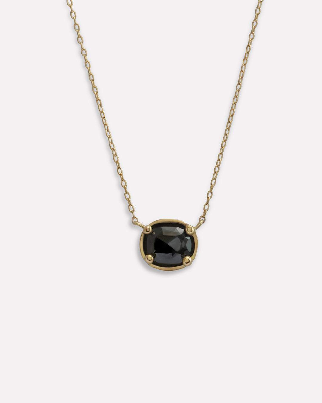 Dew 9 / Rose cut Salt & Pepper Diamond By Hiroyo in pendants Category