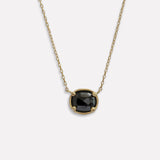 Dew 9 / Rose cut Salt & Pepper Diamond By Hiroyo in pendants Category