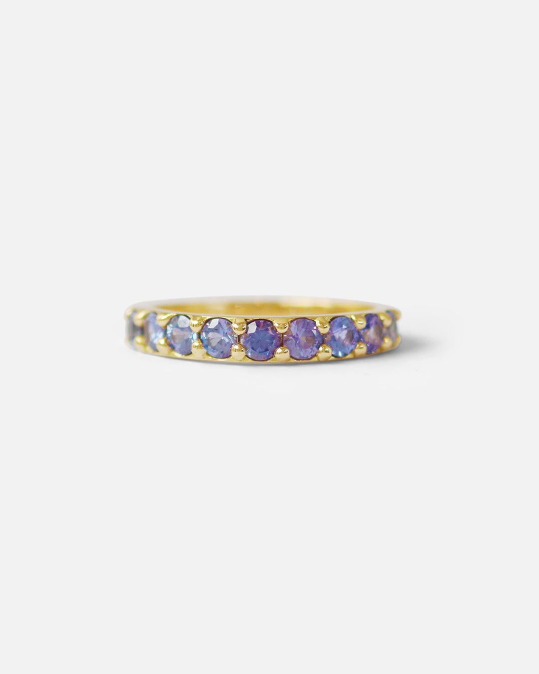 Dew / 3mm Purple Sapphire Ring By Hiroyo