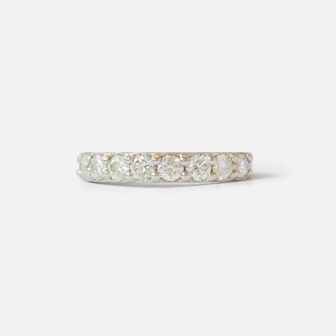 Dew / 3mm White Diamond Ring By Hiroyo