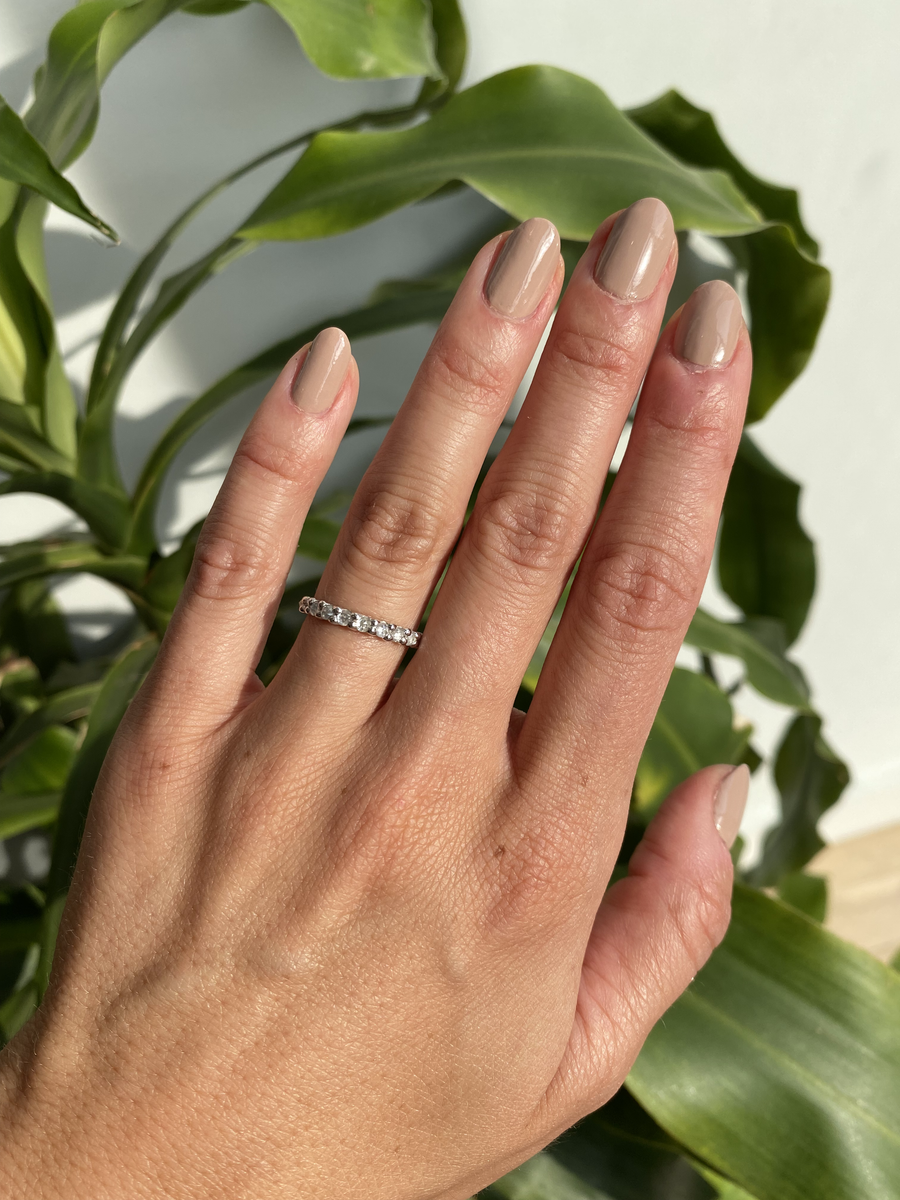 Dew / 2.3mm Rose Cut Diamond Ring By Hiroyo in WEDDING Category