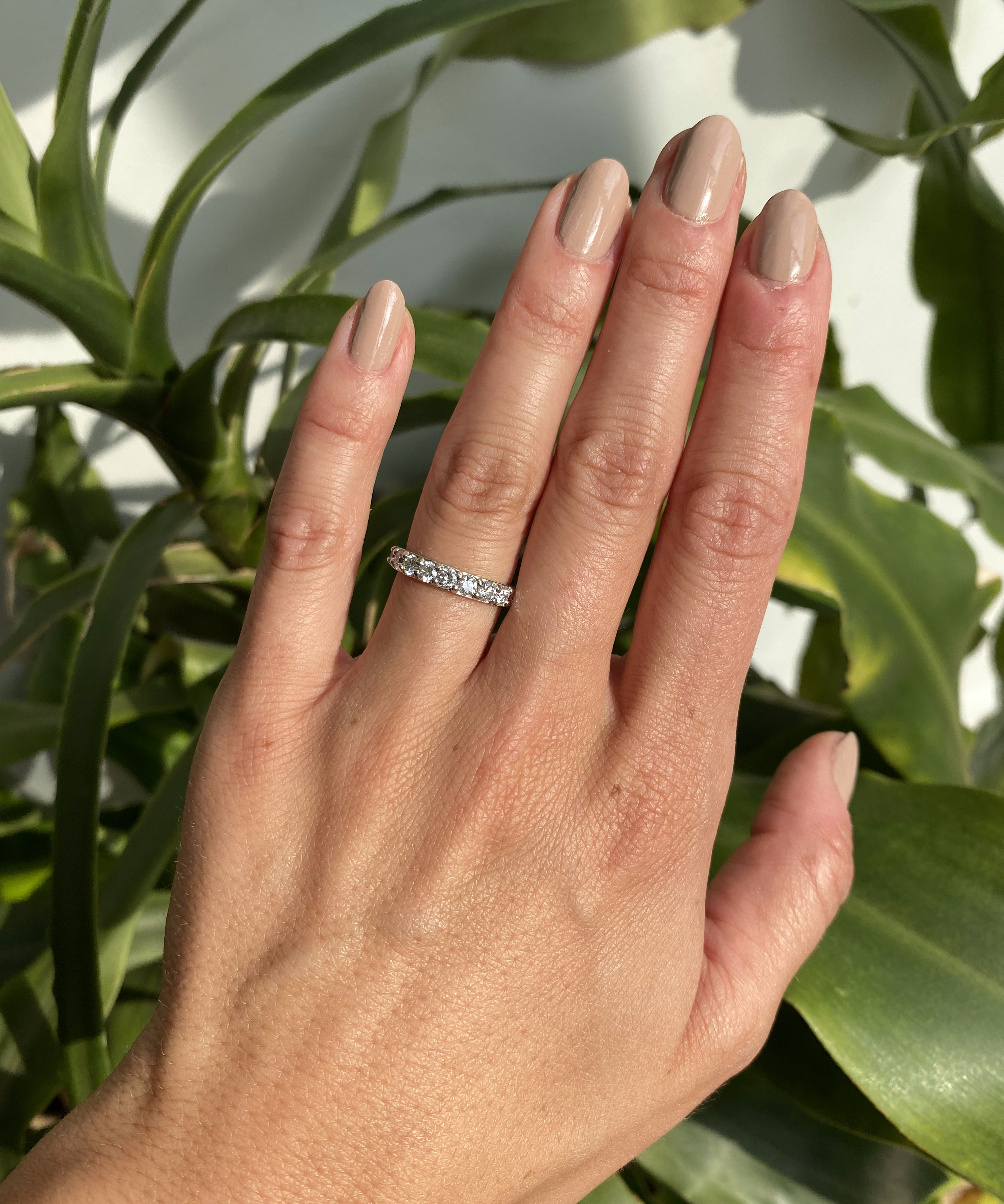 Dew / 3mm White Diamond Ring By Hiroyo
