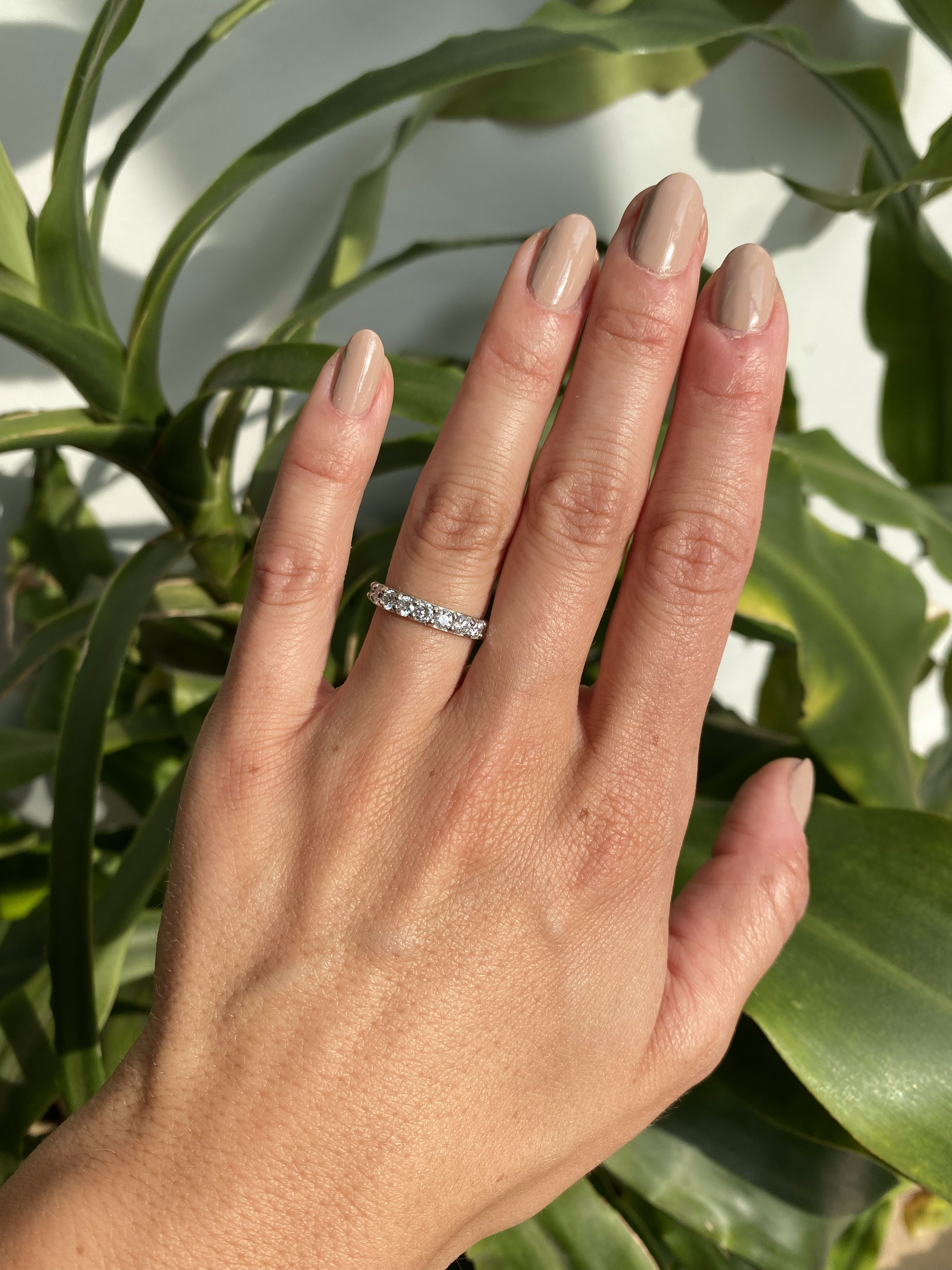 Dew / 3mm White Diamond Ring By Hiroyo