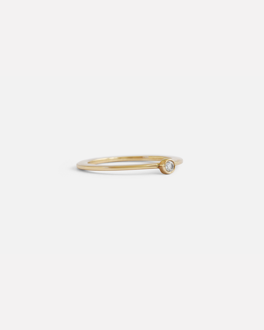 Disc / White Diamond By fitzgerald jewelry in rings Category