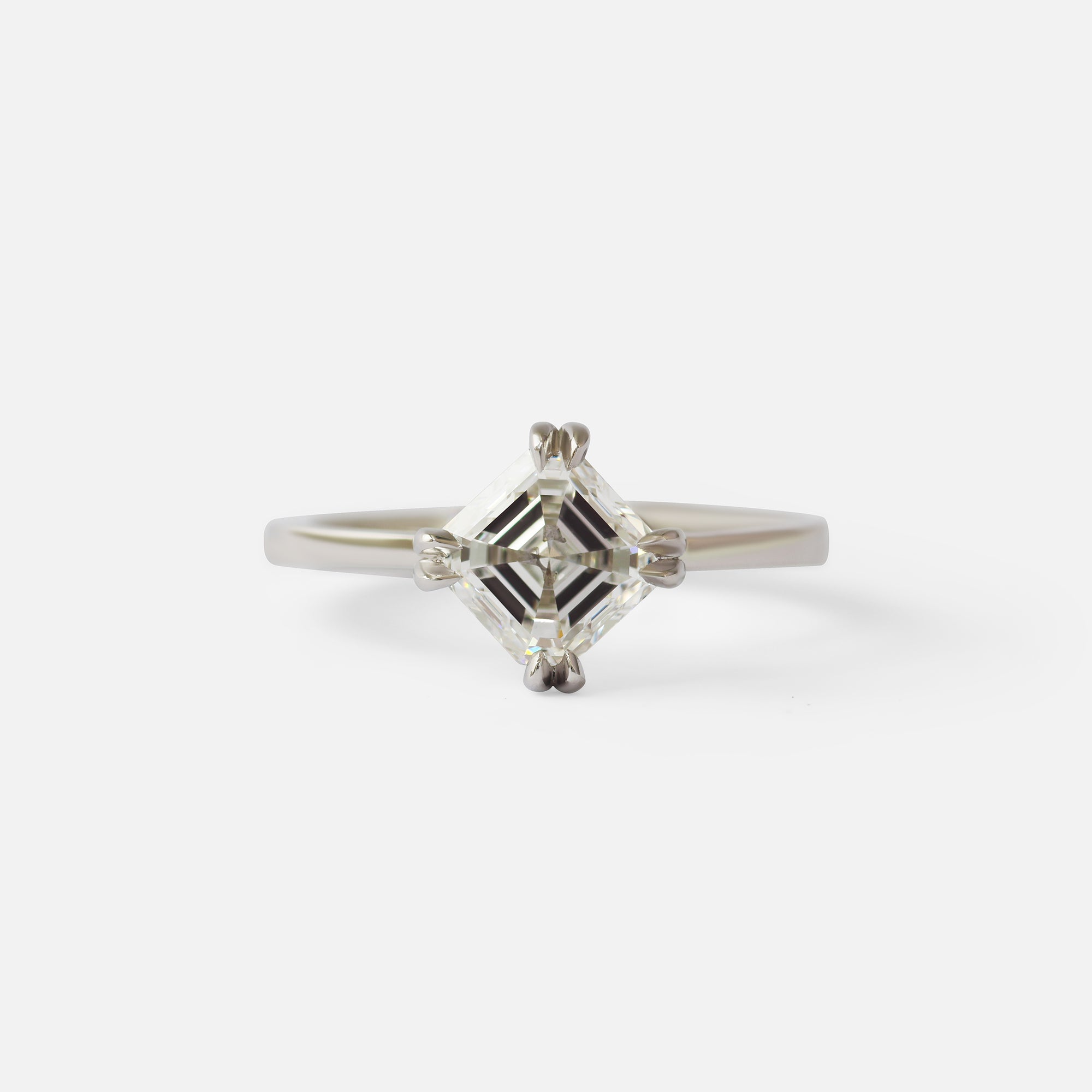 Ash / Asscher Cut Diamond Ring By fitzgerald jewelry