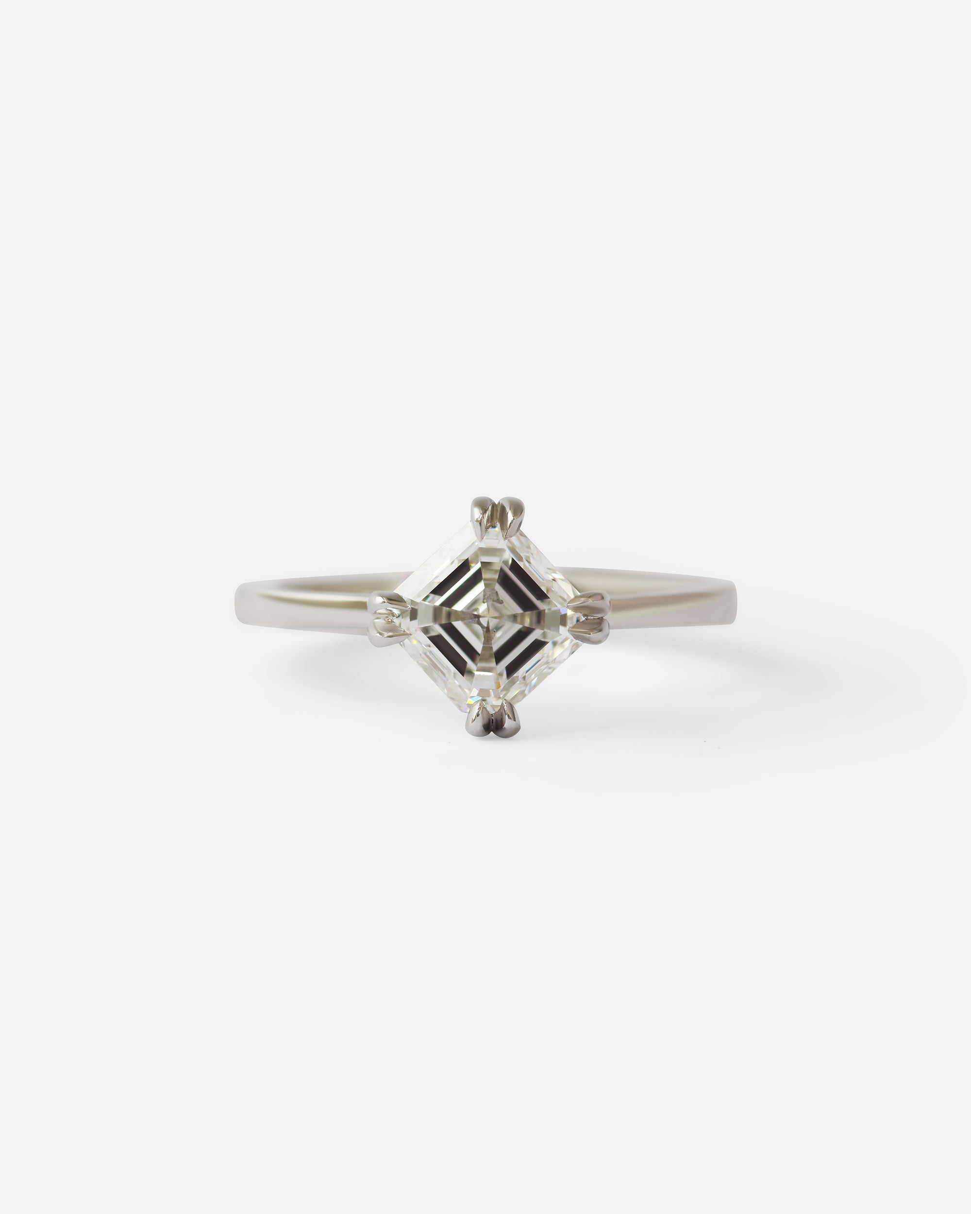 Ash / Asscher Cut Diamond Ring By fitzgerald jewelry in Engagement Rings Category