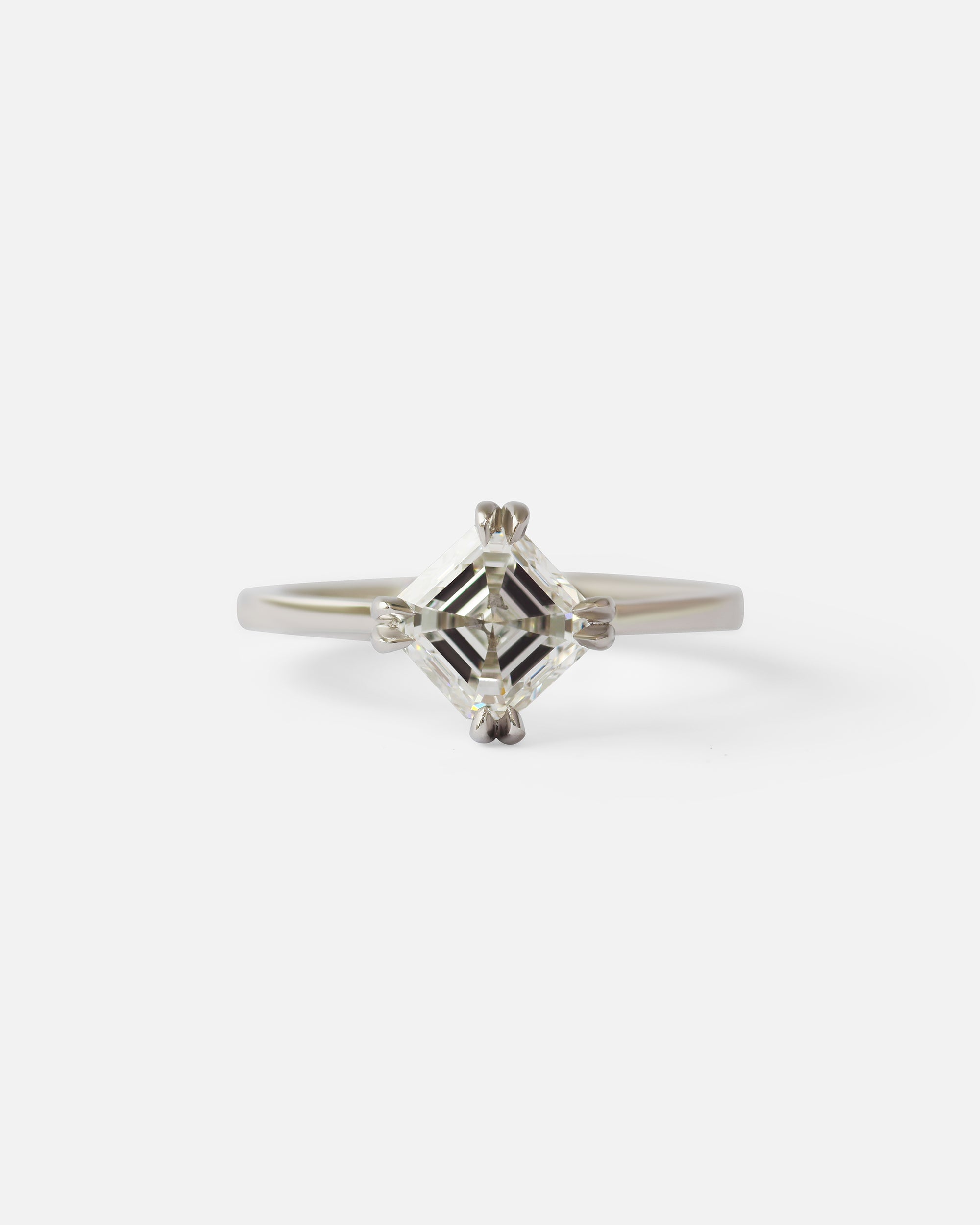 Ash / Asscher Cut Diamond Ring By fitzgerald jewelry