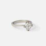 Ash / Asscher Cut Diamond Ring By fitzgerald jewelry