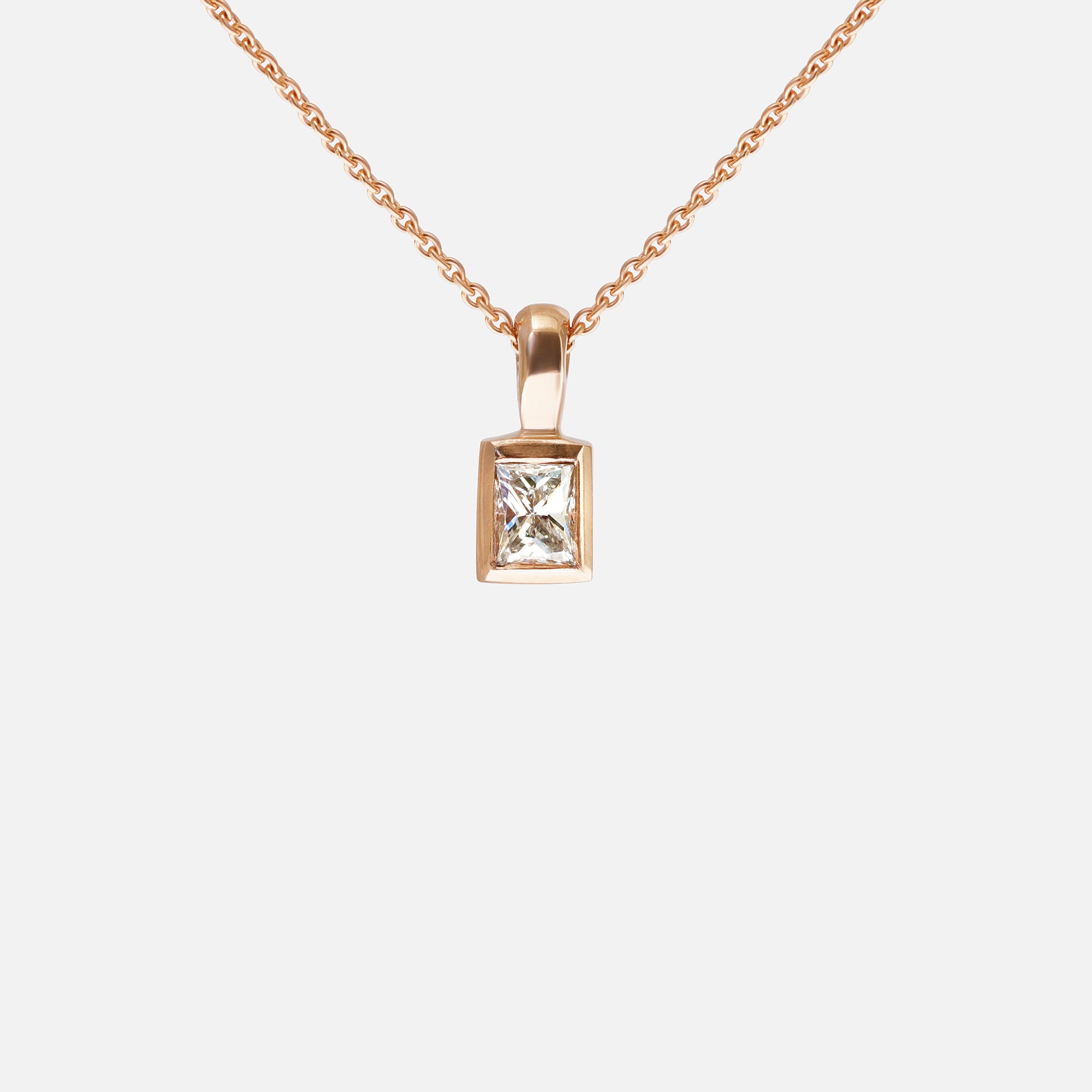 Cati / Elongated Princess Pendant By fitzgerald jewelry in pendants Category