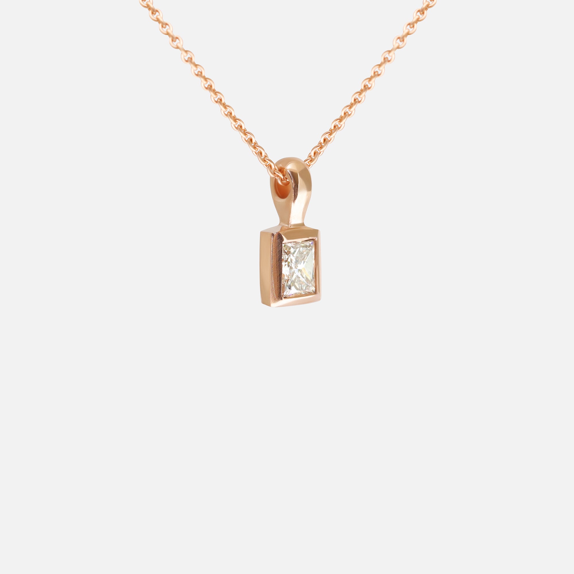 Cati / Elongated Princess Pendant By fitzgerald jewelry in pendants Category