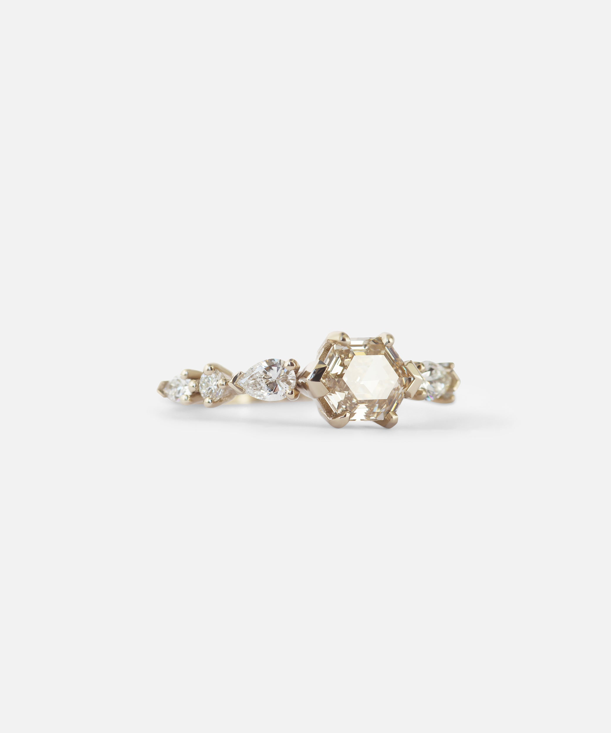 Champagne Hex and Pears / Ring By fitzgerald jewelry