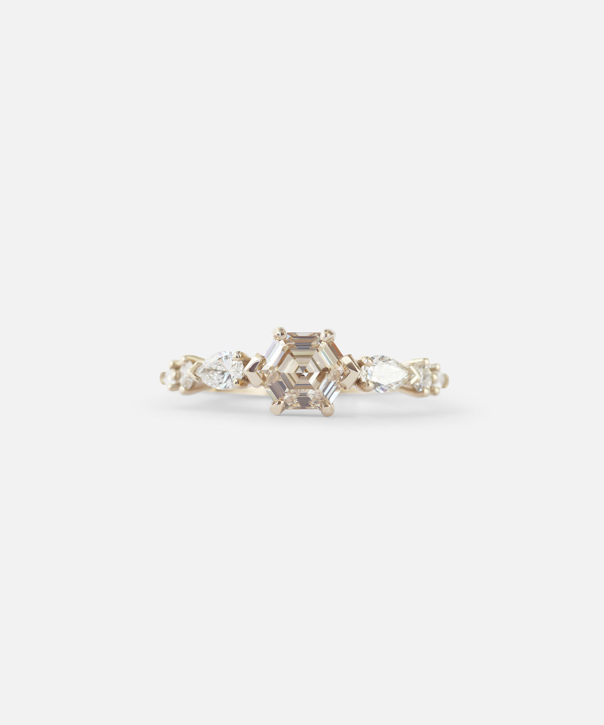 Champagne Hex and Pears / Ring By fitzgerald jewelry