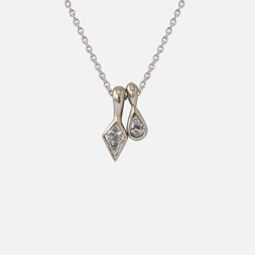 Diamond Duo / Pendant By fitzgerald jewelry in pendants Category