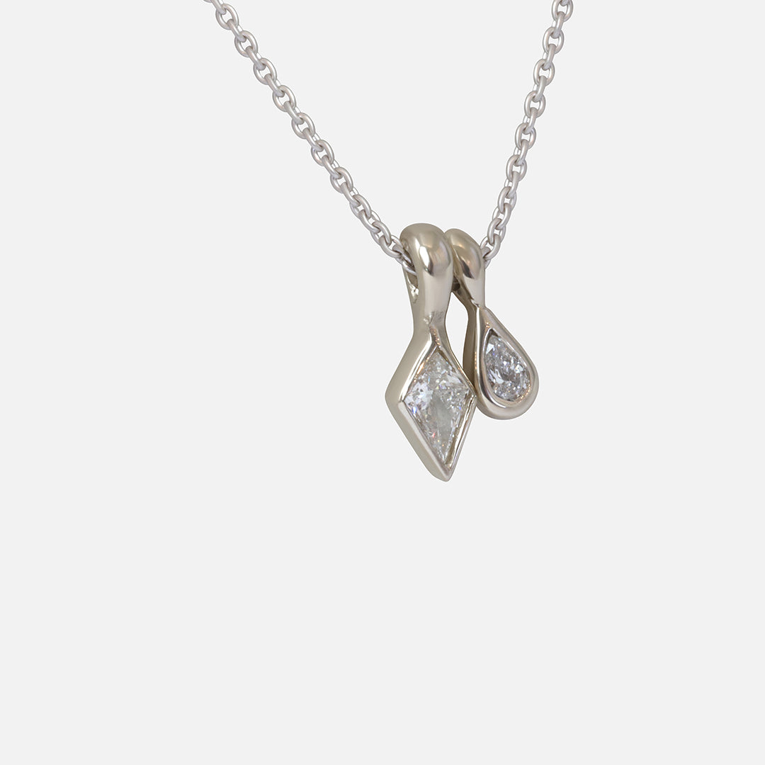 Diamond Duo / Pendant By fitzgerald jewelry in pendants Category